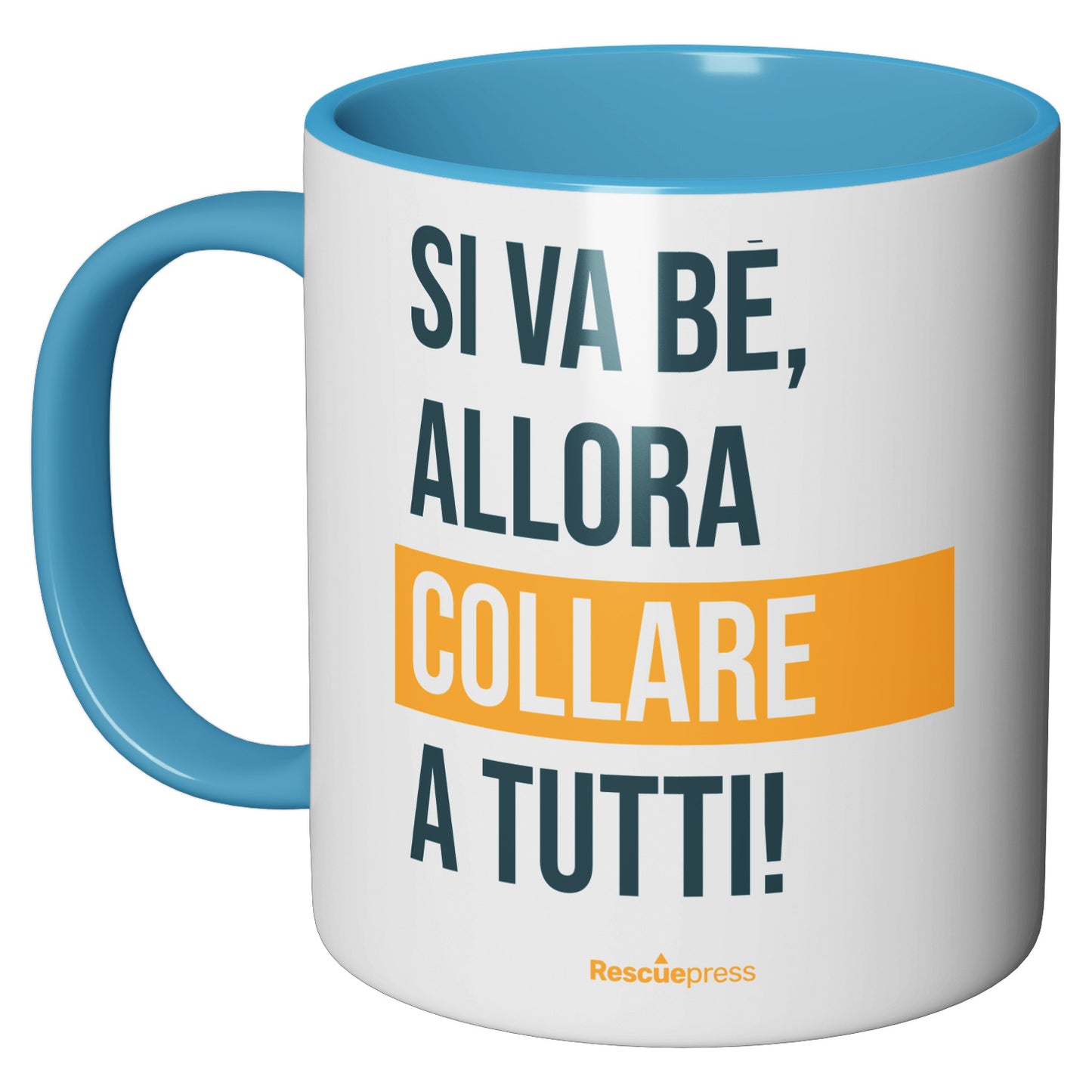 Tazza in ceramica Collare a tutti dell'album AmbuTAXI di Rescue perfetta idea regalo