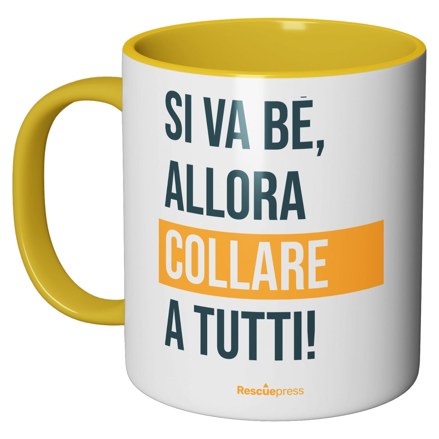 Tazza in ceramica Collare a tutti dell'album AmbuTAXI di Rescue perfetta idea regalo