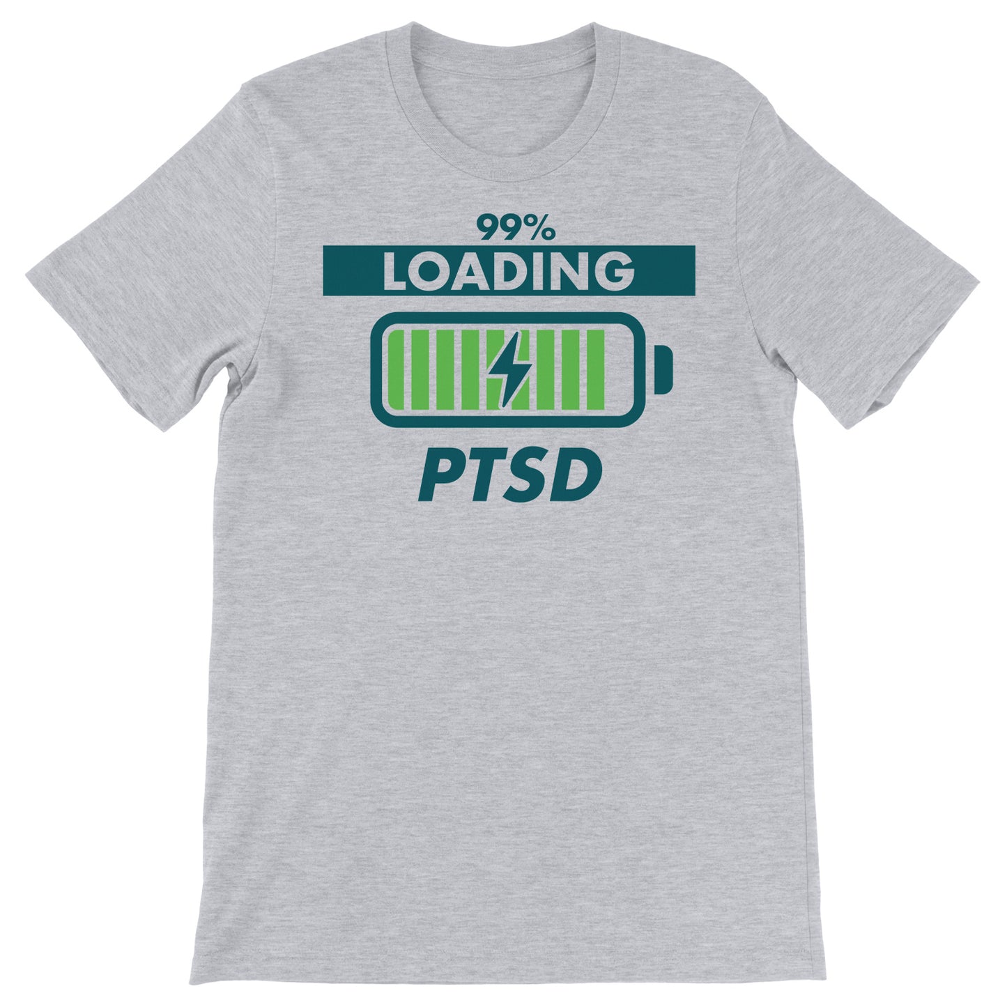 Maglietta Loading PTSD dell'album Ambu Magliette di Rescue, T-Shirt uomo donna e bambino a maniche corte in cotone con girocollo