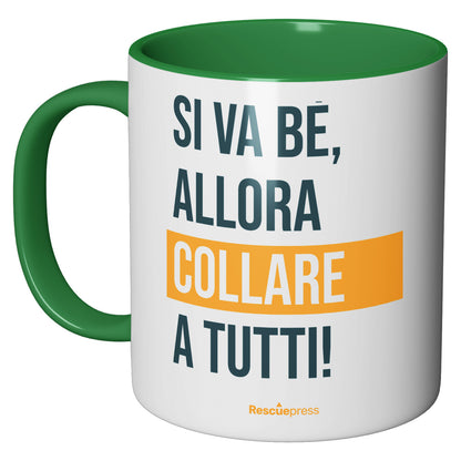 Tazza in ceramica Collare a tutti dell'album AmbuTAXI di Rescue perfetta idea regalo