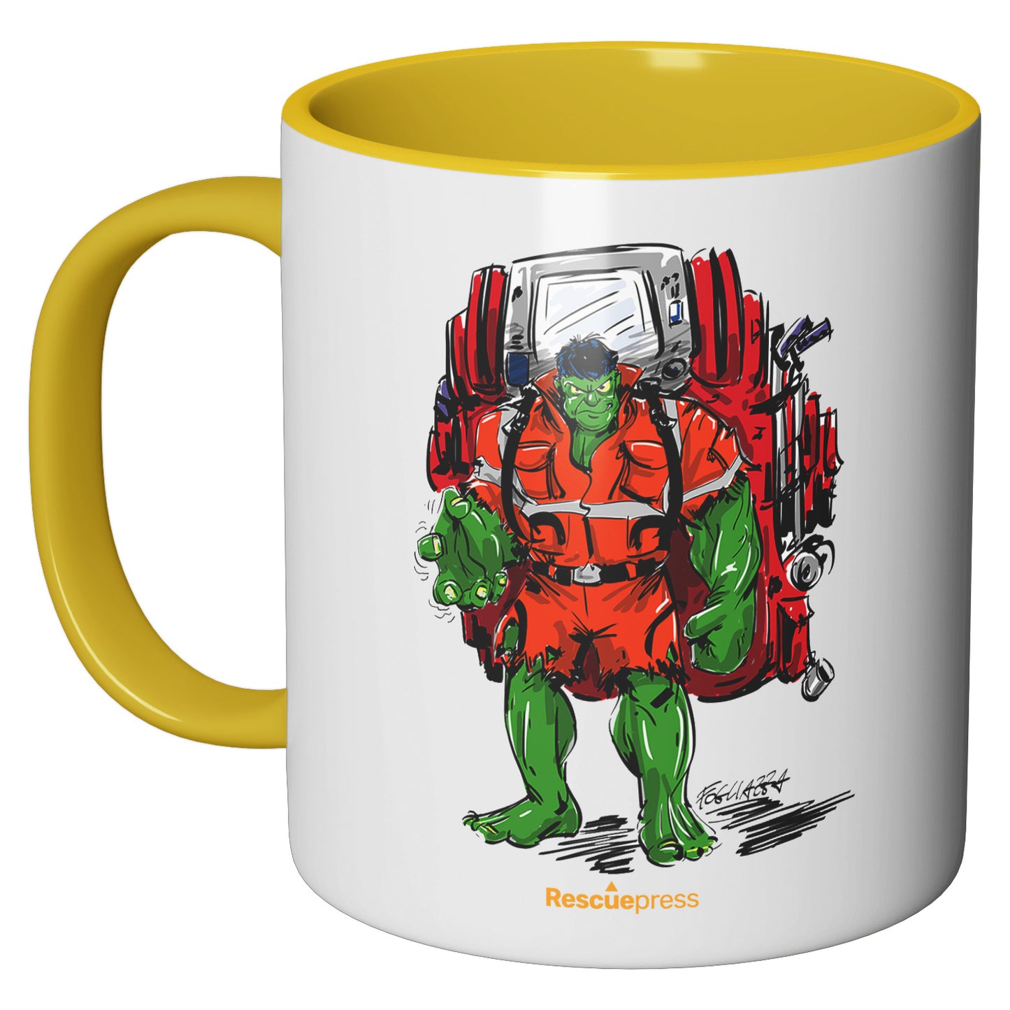 Tazza in ceramica Ambuhulk dell'album AmbuTAXI di Rescue perfetta idea regalo