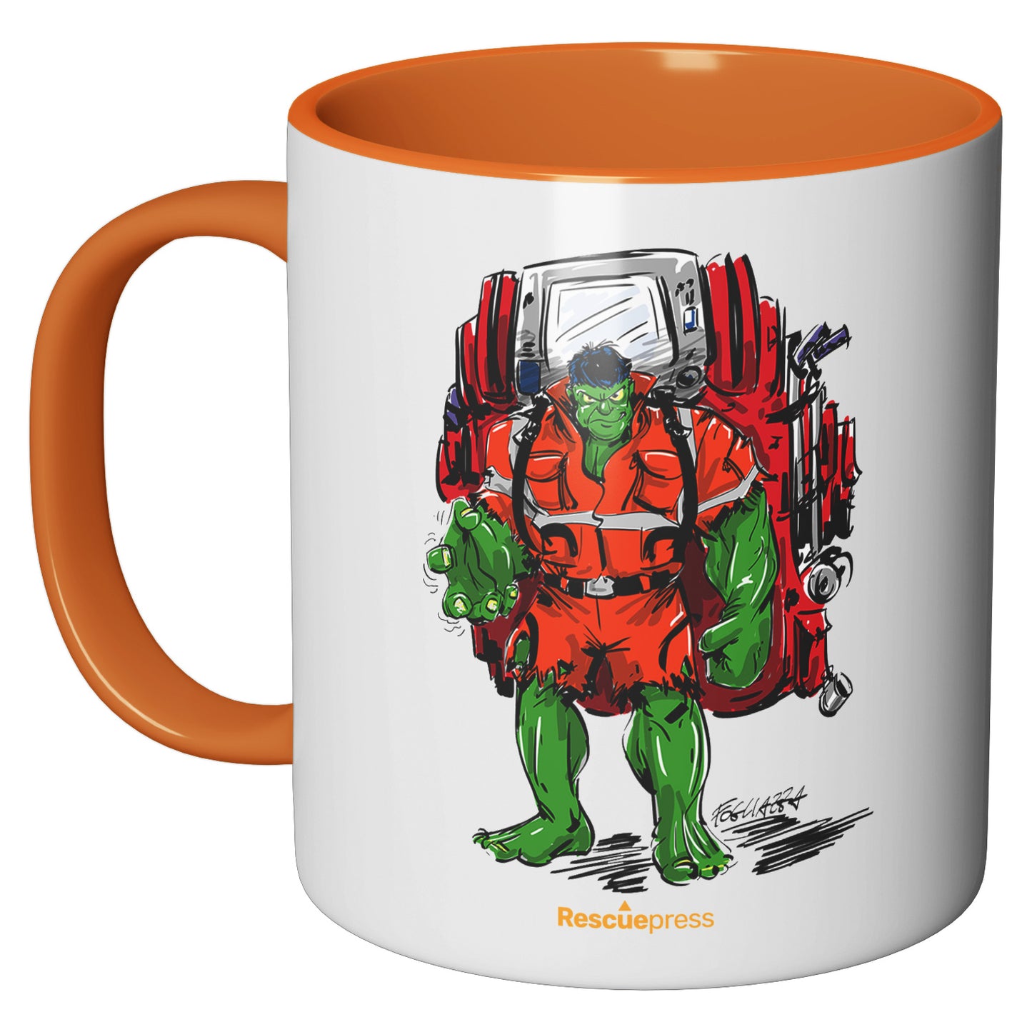 Tazza in ceramica Ambuhulk dell'album AmbuTAXI di Rescue perfetta idea regalo