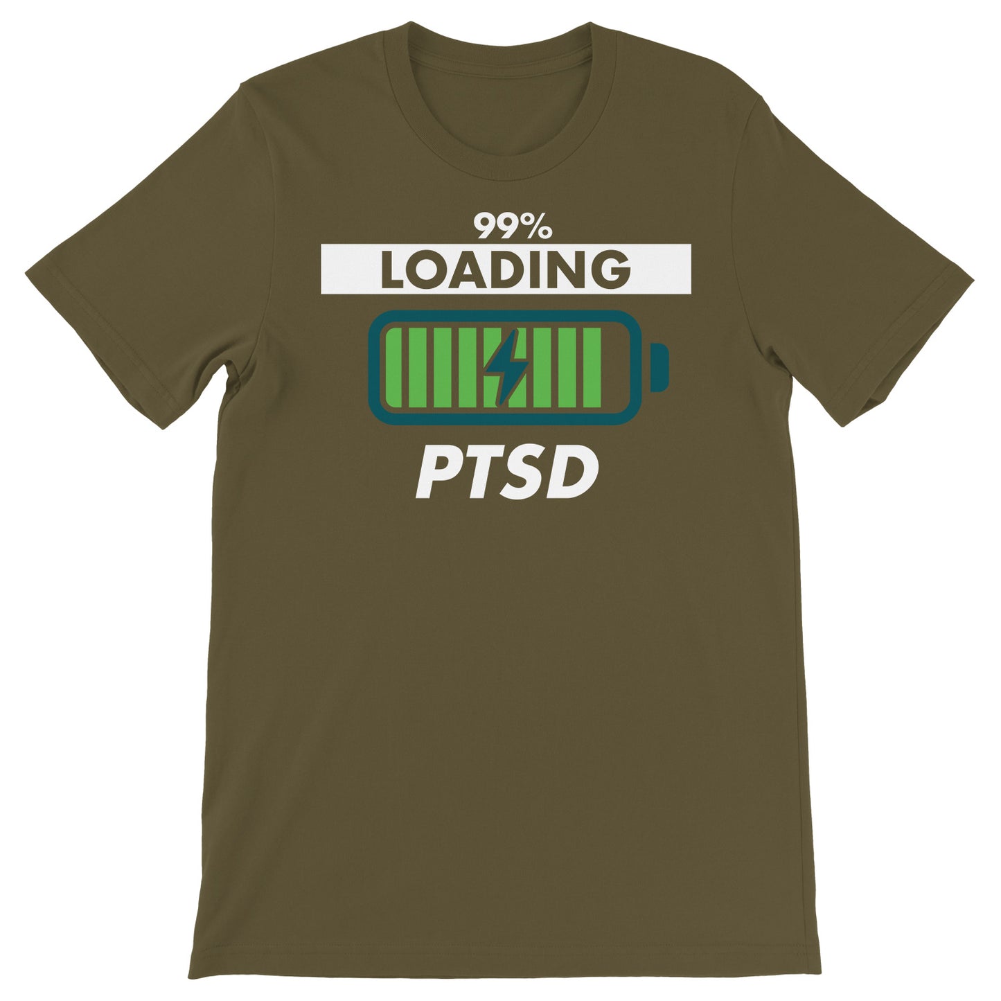 Maglietta Loading PTSD dell'album Ambu Magliette di Rescue, T-Shirt uomo donna e bambino a maniche corte in cotone con girocollo