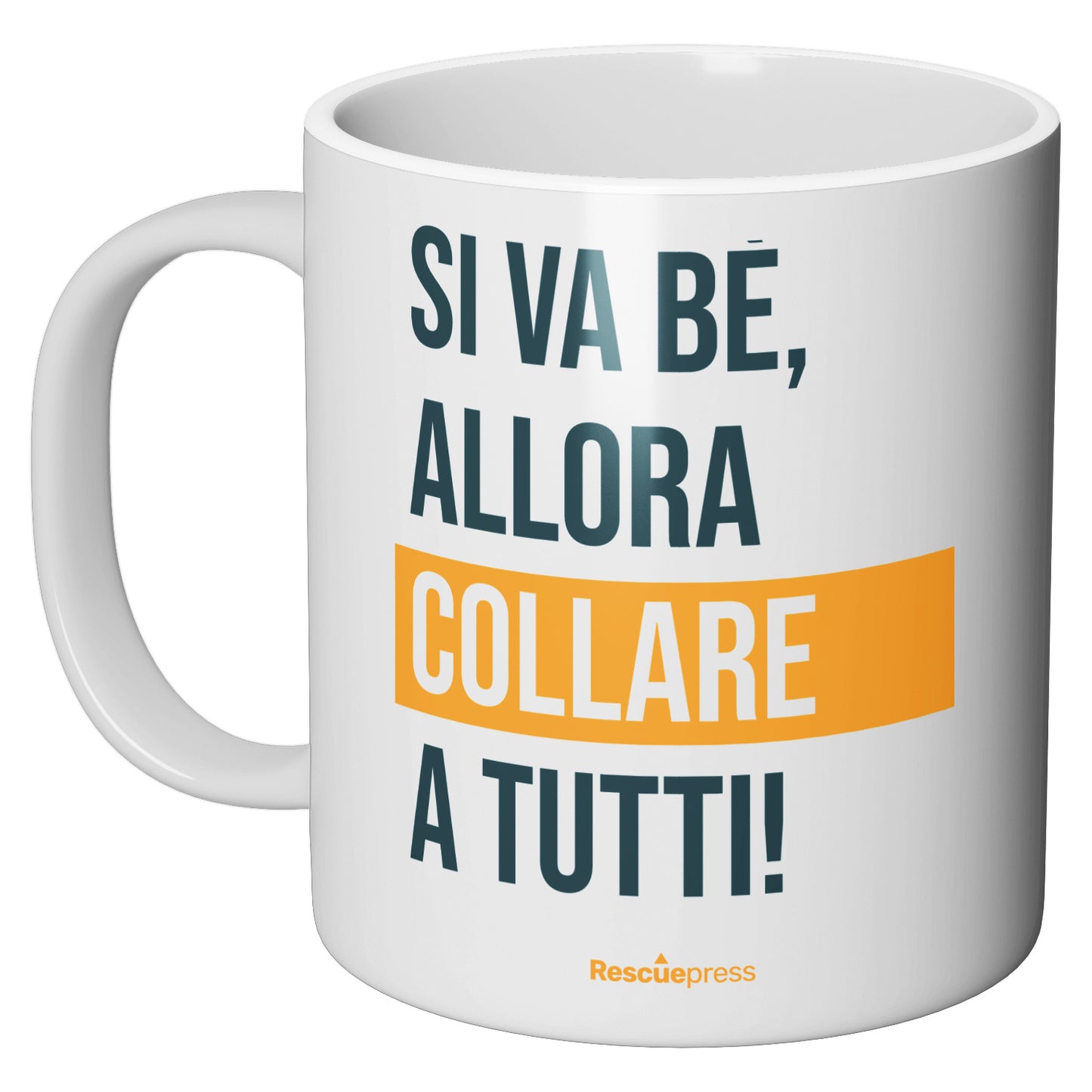 Tazza in ceramica Collare a tutti dell'album AmbuTAXI di Rescue perfetta idea regalo