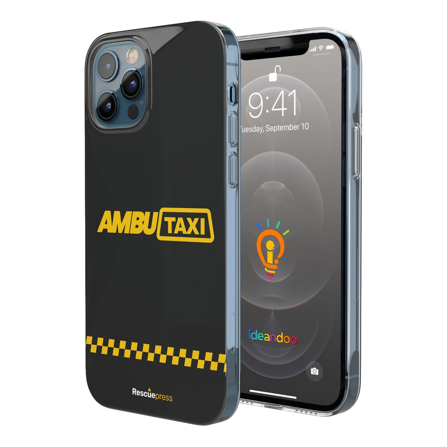 Cover AmbuTaxi Quadratini dell'album Ancora TSO di Rescue per iPhone, Samsung, Xiaomi e altri