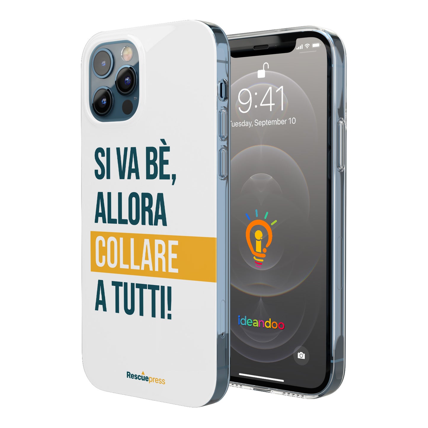 Cover Collare a Tutti dell'album Ancora TSO di Rescue per iPhone, Samsung, Xiaomi e altri